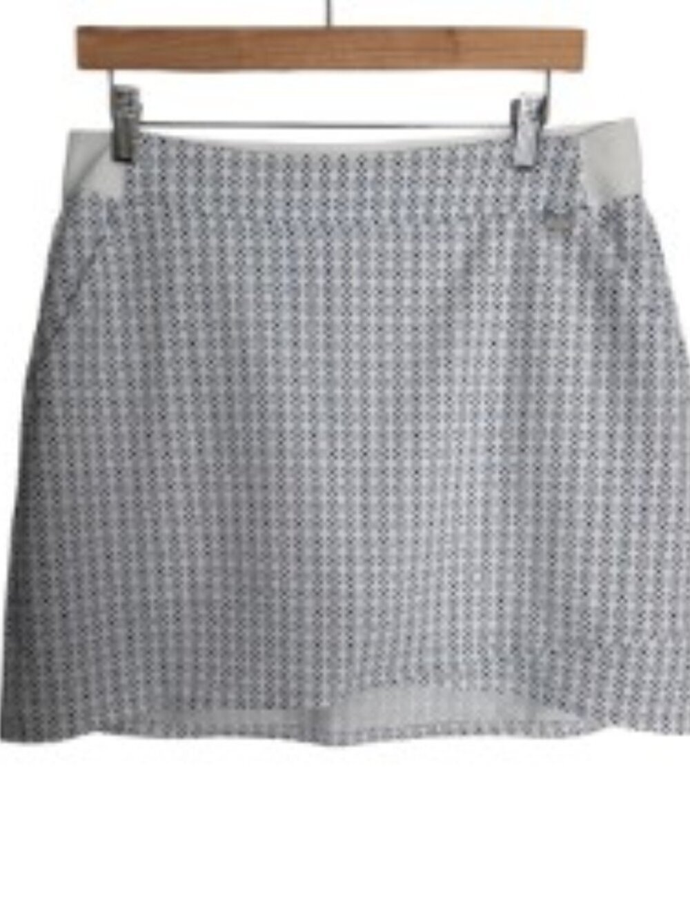 Greg Norman White & Blue Skort Medium